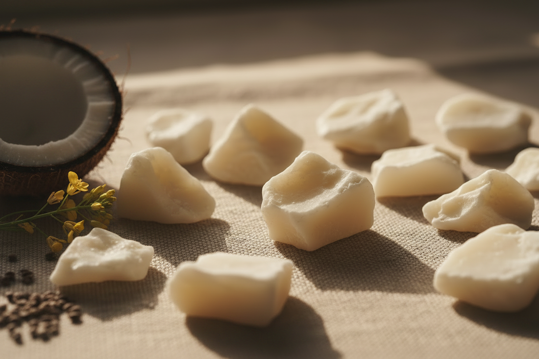 Natural eco-resin coconut rapeseed wax 