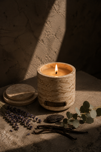 CÍUNAS luxury scented candle in stone vessel – Tonka Bean, Eucalyptus & Citrus | Melt Therapy

Just paste that into the alt text field and save. Then do the same for the second CÍUNAS image:

CÍUNAS luxury scented candle – natural coconut rapeseed wax, stone vessel | Melt Therapy