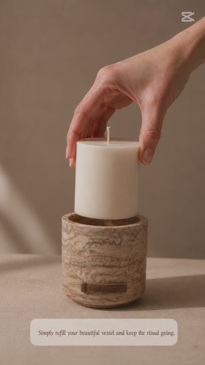 Candle Refill – Natural Coconut Rapeseed Wax